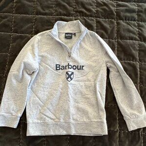 Barbour boy's half-zip shirt (M)